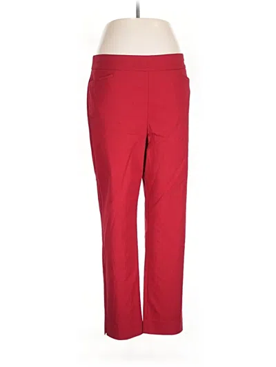 Pre-owned Chico's Active Pants In Red