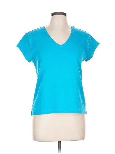 Pre-owned Chico's Active T-shirt In Blue