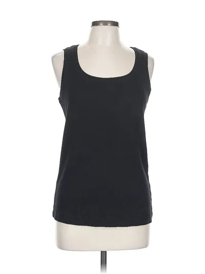 Pre-owned Chico's Active Tank Top In Black