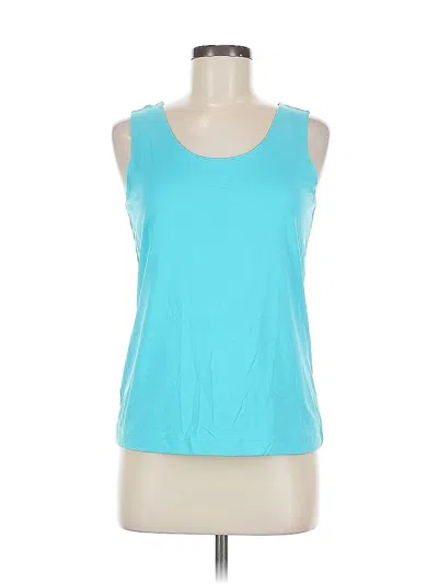 Pre-owned Chico's Active Tank Top In Blue
