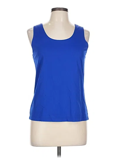 Pre-owned Chico's Active Tank Top In Blue