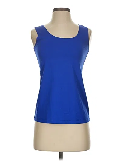 Pre-owned Chico's Active Tank Top In Blue