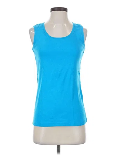 Pre-owned Chico's Active Tank Top In Blue
