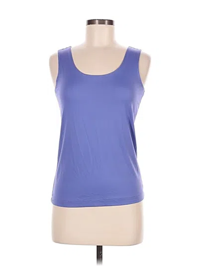Pre-owned Chico's Active Tank Top In Blue