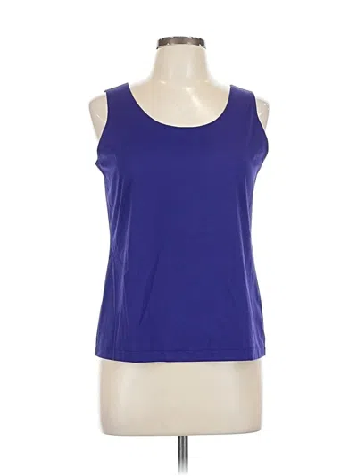 Pre-owned Chico's Active Tank Top In Purple