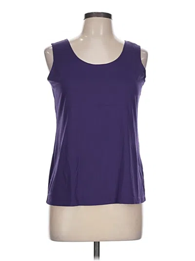 Pre-owned Chico's Active Tank Top In Purple