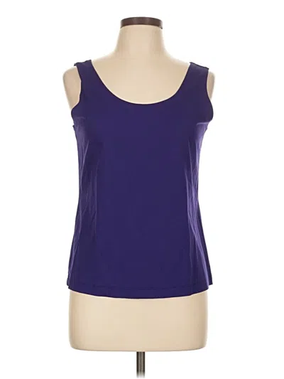 Pre-owned Chico's Active Tank Top In Purple