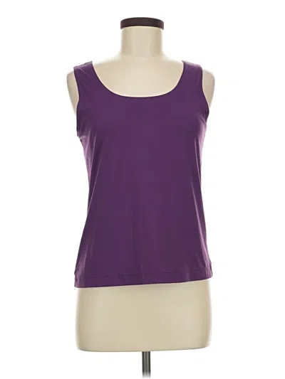 Pre-owned Chico's Active Tank Top In Purple
