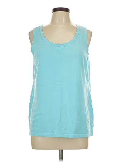 Pre-owned Chico's Active Tank Top In Teal