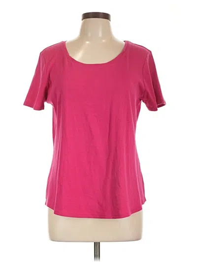 Pre-owned Chico's Active T-shirt In Pink