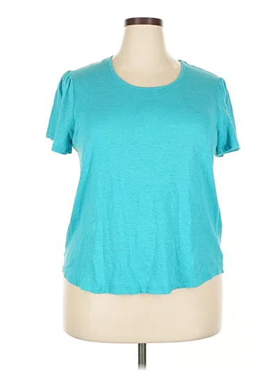 Pre-owned Chico's Active T-shirt In Teal