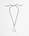 CHICO'S ADJUSTABLE MIXED METAL PENDANT NECKLACE | CHICO'S