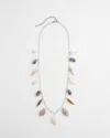 Chico's Agate Stone Necklace |  In Neutral