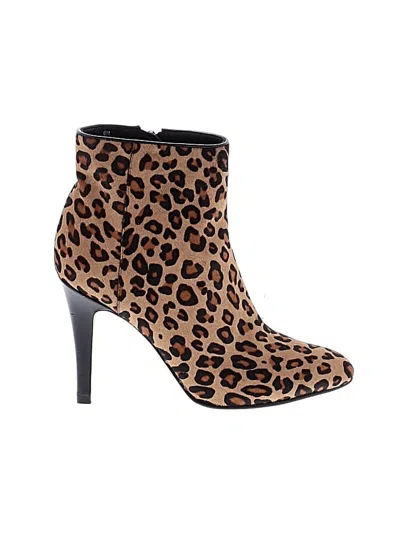 Pre-owned Chico's Ankle Boots In Brown