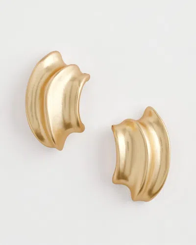 Chico's Ash Gold Clip-on Earrings
