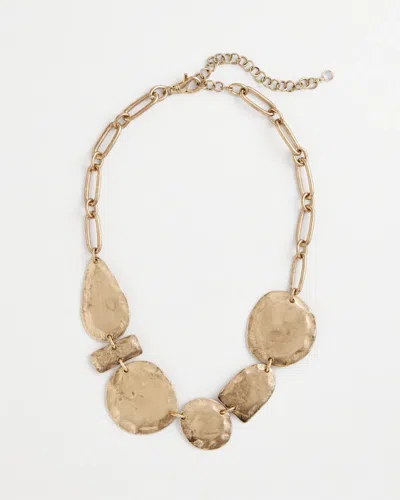 Chico's Ash Gold Link Chain Necklace
