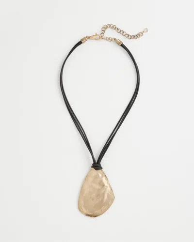 Chico's Ash Gold Pendant Necklace