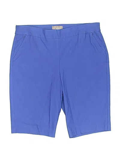 Pre-owned Chico's Athletic Shorts In Blue