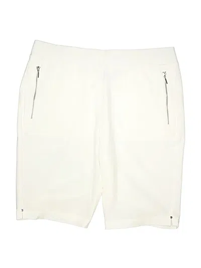 Pre-owned Chico's Athletic Shorts In Ivory
