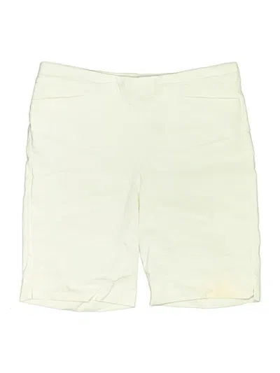 Pre-owned Chico's Athletic Shorts In Ivory