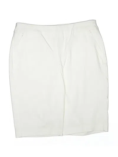 Pre-owned Chico's Athletic Shorts In White