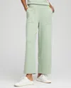Chico's Beach Cropped Pants In Moroccan Mint Size 20/22 |  Zenergy In Moroccan Mint