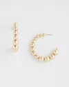 Chico's Beaded Hoop Earring |  In Gold