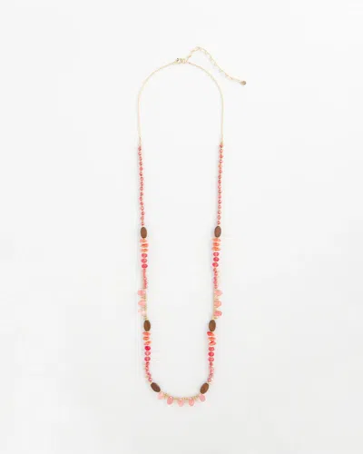 Chico's Beaded Single Strand Necklace