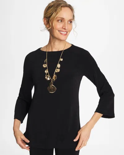 Chico's Bell Sleeve Tunic In Black