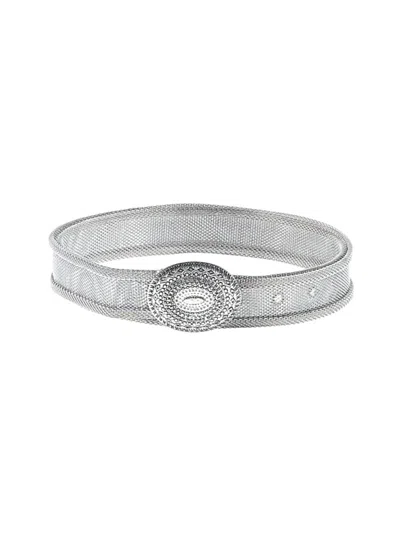 Pre-owned Chico's Belt In Silver