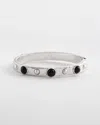 Chico's Black & Silver Cuff Hinge Bracelet Size Small/medium |  In Black/silver