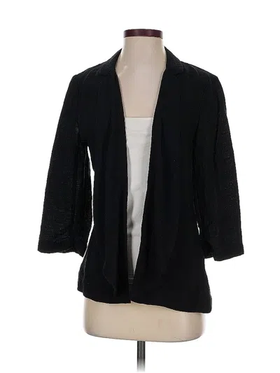 Pre-owned Chico's Blazer Jacket In Black