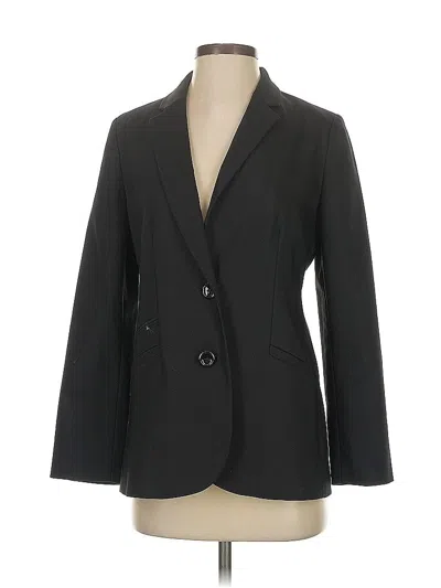 Pre-owned Chico's Blazer Jacket In Black