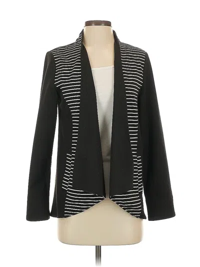 Pre-owned Chico's Blazer Jacket In Black