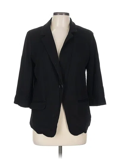 Pre-owned Chico's Blazer Jacket In Black
