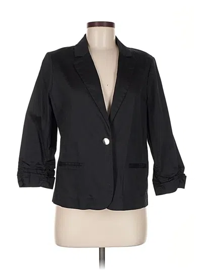 Pre-owned Chico's Blazer Jacket In Black