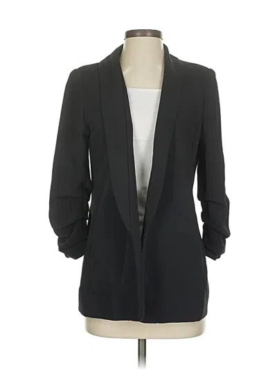 Pre-owned Chico's Blazer Jacket In Black