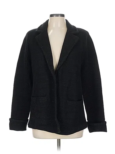 Pre-owned Chico's Blazer Jacket In Black