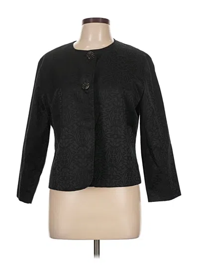 Pre-owned Chico's Blazer Jacket In Black
