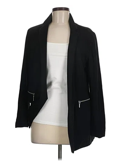 Pre-owned Chico's Blazer Jacket In Black