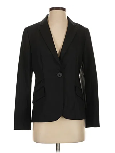 Pre-owned Chico's Blazer Jacket In Black