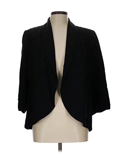 Pre-owned Chico's Blazer Jacket In Black