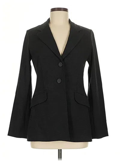 Pre-owned Chico's Blazer Jacket In Black