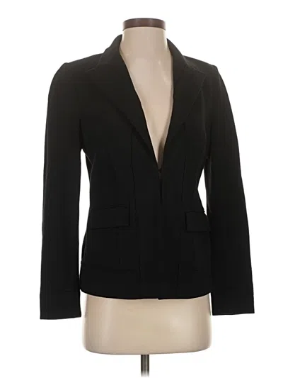 Pre-owned Chico's Blazer Jacket In Black