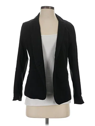 Pre-owned Chico's Blazer Jacket In Black