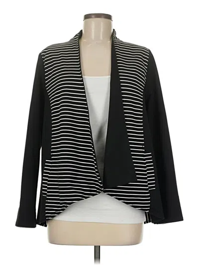 Pre-owned Chico's Blazer Jacket In Black