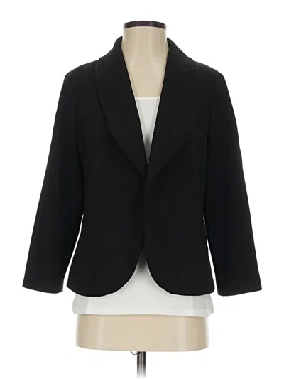 Pre-owned Chico's Blazer Jacket In Black