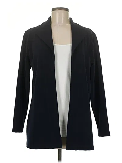 Pre-owned Chico's Blazer Jacket In Black
