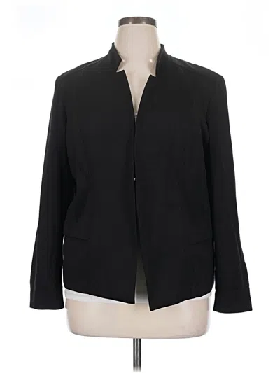Pre-owned Chico's Blazer Jacket In Black