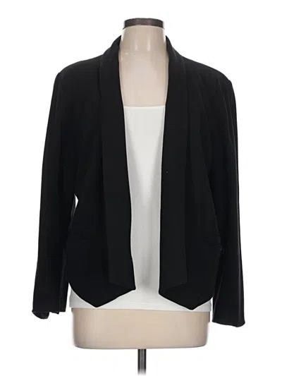 Pre-owned Chico's Blazer Jacket In Black